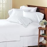 Solid White 300 Thread Count Twin Size 2PC Duvet Cover Set 100 % Cotton with button enclosure