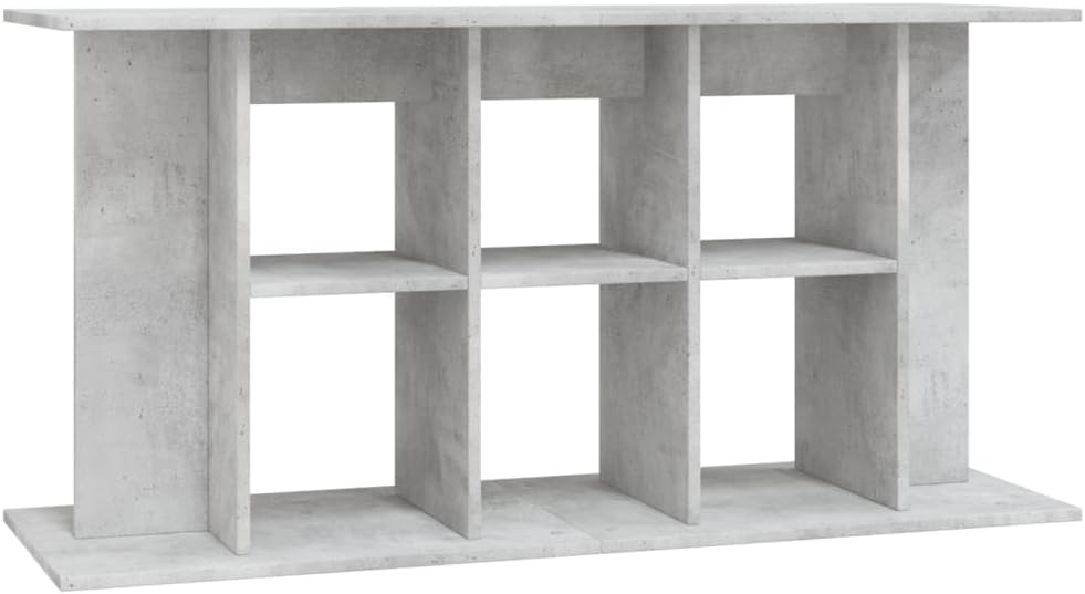 vidaXL Engineered Wood Aquarium Stand 120x40x60 cm Grey Storage
