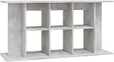 vidaXL Engineered Wood Aquarium Stand 120x40x60 cm Grey Storage