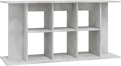 vidaXL Engineered Wood Aquarium Stand 120x40x60 cm Grey Storage