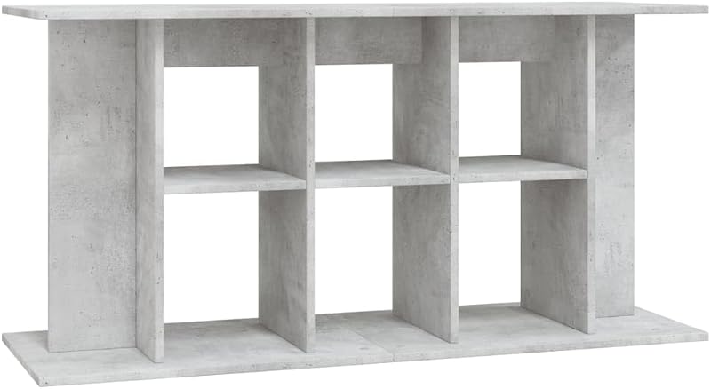 vidaXL Engineered Wood Aquarium Stand 120x40x60 cm Grey Storage