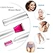 Bikini Trimmer for Woman Ladies Razor Electric Shaver Waterproof 3 in 1 palmperfect Facial Hair Removal Trimmer for Bikini Area Legs underarms pubic Hair,AA Battery Powered,Wet or Dry use (White)