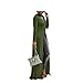 Flymall Women Long Sleeve Open Side Split Long Maxi Dress T Shirts Tops (M, Army green)