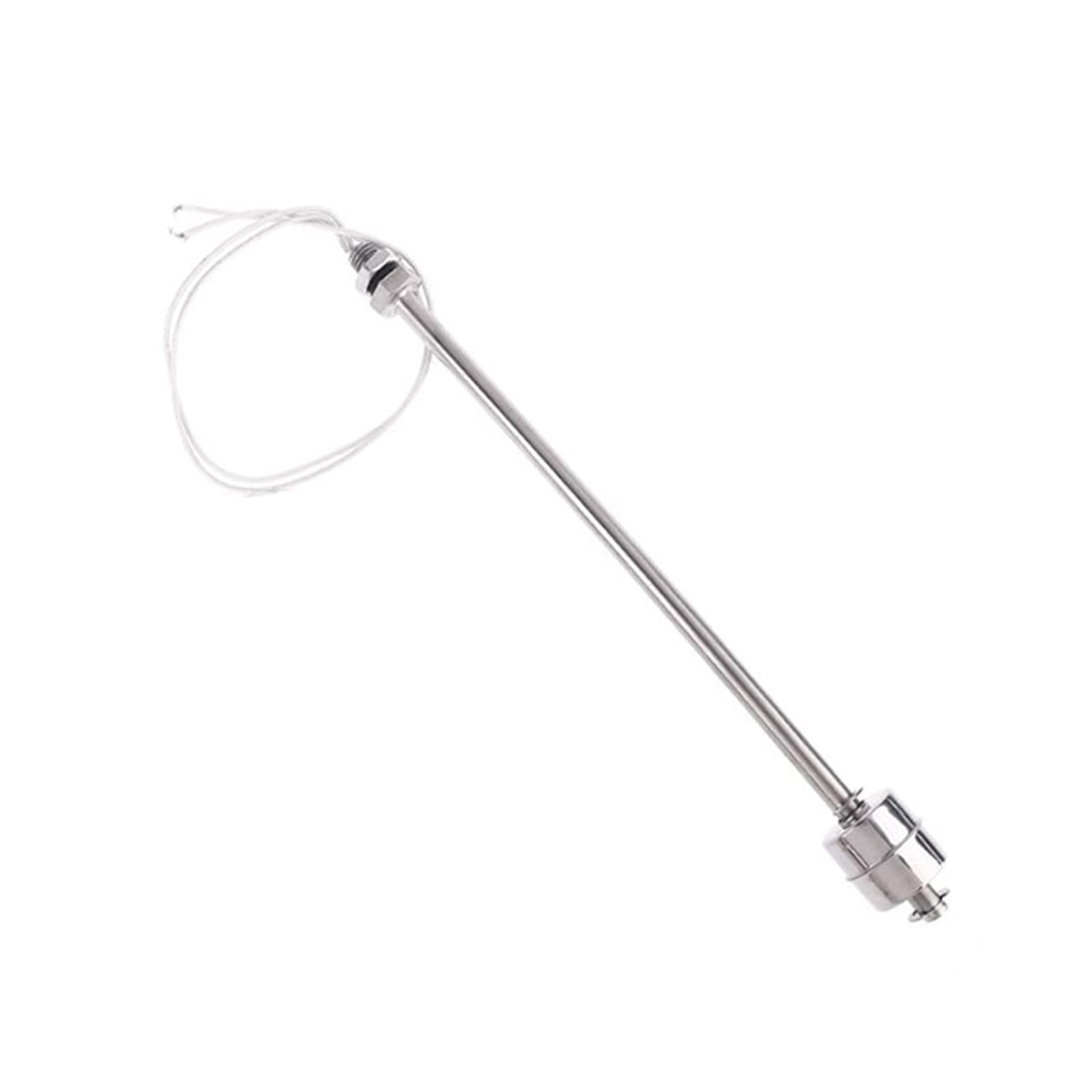 Vogueing Tool HA2304C Floating Switch, Vertical Liquid Water Level Sensor, L250mm Stainless Steel Float Switch Used for Pump/Indicator/Alarm/Electrical/Drainage/Level Control