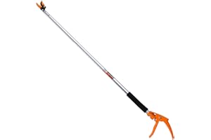 KSEIBI 143015 Long Reach Cut and Hold Bypass Pruner Max Cutting 5/16 inch (5.0 ft - 1.5 m)