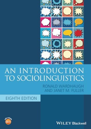 An Intro To Sociolinguistics, 7e, (Blackwell Textbooks in
