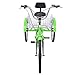DoCred Adult Tricycle Trike 1Speed/7 Speed Three-Wheeled Bike, 26 Inch Adult Tricycles Cruiser Bikes w/Low Step-Through Aluminum Frame (26 Inch, 7-Speed, Apple Green)thumb 4