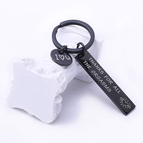 Runalp Funny Gift for Boyfriend Husband Thanks for All The Orgasms Naughty Gift Idea