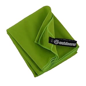 outdoorer PackDry reishanddoek, sneldrogend, ultralicht, klein verpakkingsformaat, de microvezel handdoek (M)