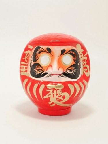 JAPAN CRAFT - Lucky Doll - Daruma - Size 2 - Orange - Success in School