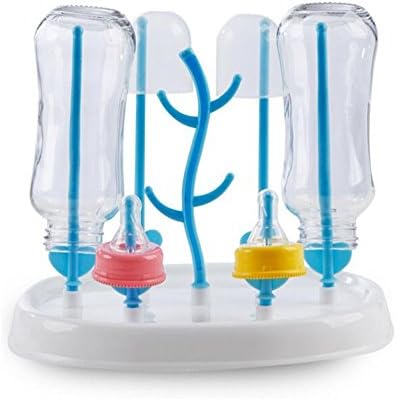 Osierl Portable Baby Feeding Bottle Drying Rack with 7 Removable Pegs