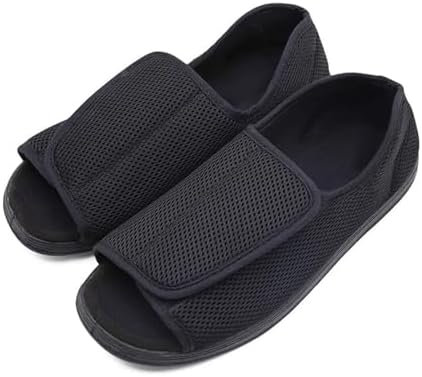 MEJORMEN Men's Diabetic Shoes Swollen Feet Slippers Adjustable