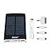 10000mAh Solar Charger Portable Dual USB Shockproof Solar Power Bank/ Backup Battery Charger; Solar Powered Phone Charger for iPhone iPod iPad Samsung HTC Blackberry and GPS Tablets Camera (Black)