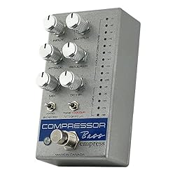 Empress Bass Compressor Effects Pedal, Silver, CPBS