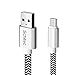 SCHITEC USB C Cable, 4Pack[1ft 3ft 6ft 10ft] USB C to USB A Nylon Braided Micro USB C Charger Cable for Samsung Galaxy S9 S8 S8+ Note 8, LG G5 G6 V30 V20 Google Pixel Nexus 5X 6P MacBook