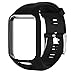 Lisin For TomTom Spark/3 Sport GPS Watch Smart Watch Accessories watchband Replacement Silicone Band Strap (Black)
