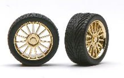 Spider Rims w/Tires,Gold