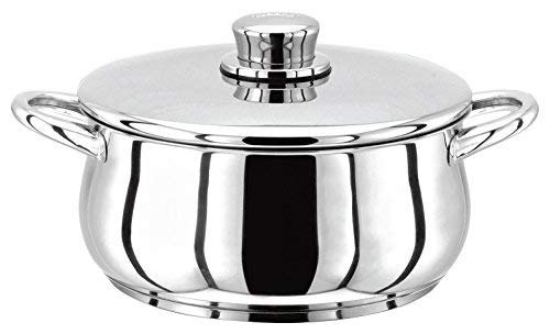 Stellar 1000 Stainless Steel Casserole Pan and Lid (24CM)