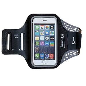 It’s Running Phone Arm Band 4 mobiele telefoon armtas smartphone, zwart, Uni