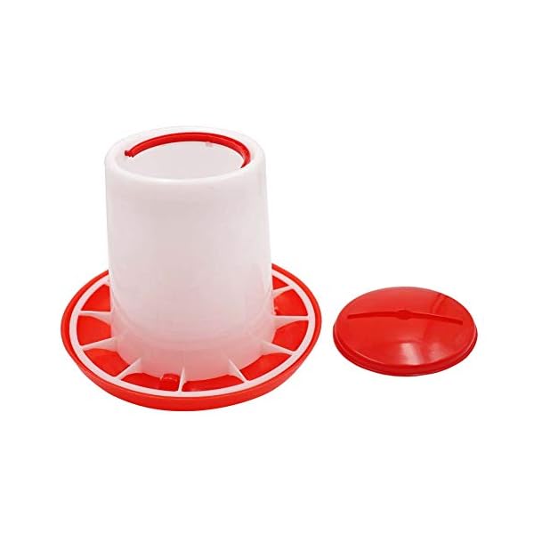 M.Z.A - Alimentatori automatici per pollo, 1,5 kg, in plastica per acqua e bevande, 1,5 kg