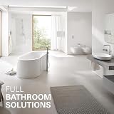 GROHE Essence 2 Hole Basin Mixer Tap Chrome 110mm Centre Wall Mounted Metal view 10