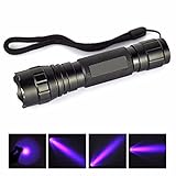 DEESEE(TM) Flashlight UV WF-501B LED 365NM Ultra Violet Blacklight Flashlight Torch 18650 Light Lamp