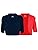 Navy / Light Red