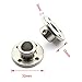 HJ Garden 2pcs 12mm Flange Shaft Coupling High Hardness Metal Flanged Joint Guide Shaft Support Coupler for DIY Model Shaft Connection