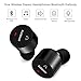 True Wireless Earbuds, ELEGIANT Stereo Bluetooth Headphones Mini in-ear Sport Earphones Earbuds with Mic for iPhone 8/7/7Plus/6/6s/6Plus/iPad/SamsungS7/S6/Edge S5/Note 5/Sony/LG/PCs/Tablet Black