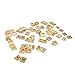 BSIRI 200 Scrabble Tiles NEW Scrabble Letters Wood Pieces 2 Complete Sets - Great for Crafts, Pendants, Spelling