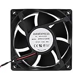 Twinkle Bay Generic 120x38mm Cooling Fan, Replacement for AFB1212SHE High CFM Cooling Fan, 120mm by 120mm by 38mm with 2Pin 2Wire Connector (12V DC)