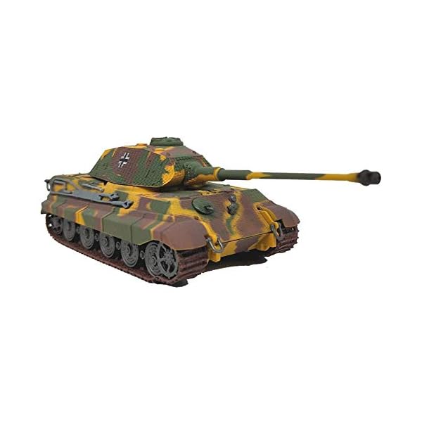 CMO Panzer Modelle Plastik 1/72, Deutschland Panzerkampfwagen Vi Tiger II, Druckguss Militär Tank, Kinderspielzeug und…