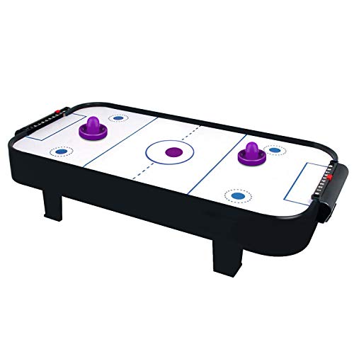 ONE250 Air Hockey Pushers and Purple Air Hockey Pucks, Goal Handles