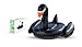 Floatie Kings Black Swan Party Pool Float - Original Giant Premium Inflatable