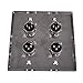 Seismic Audio Speakers Stainless Steel Wall Plate - 2 Gang with 4 XLR Male Connectors