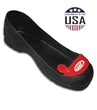 OSHATOES Steel Toe Overshoes - Slip On Safety Toes - Large (Red) (Large - Men's 10-11; Women's 12-13, Red)