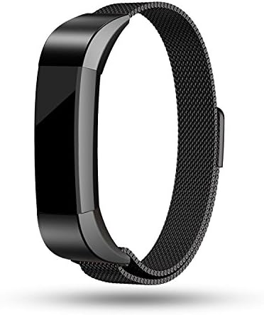 For Fitbit Alta Bands and Fitbit Alta HR Bands, Gipow Milanese Loop Magnetic Clasp Stainless Steel Replacement Accessories Metal Bracelet Small &amp; Large Watch Band for Fitbit Alta (HR) and Alta