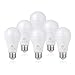 LED Daylight Bulbs 75-100 Watt Equivalent, 12W A19 LED Bulbs, Cool White 6500K, E26 Socket, Not Dimmable, Pack of 6