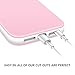 iPhone 5S Case,iPhone SE Case,Dmix Cute Apple Protective Case Soft Bumper Cases Shockproof Hybird Rubber Slim Case Anti-scratch Shell Dual Color TPU Back Cover for iPhone 5S SE 5 (White/Pink)