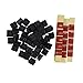 Cable Clips 40pcs with Strong Adhesive Tapes,Wire Holder Organizer Cord Management for Car, Office and Home -Black,CC05