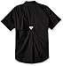 Columbia Youth Boys Bonehead Short Sleeve Shirt, Large, Black