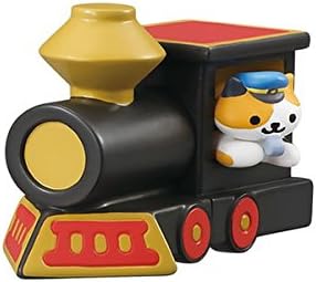 Gashapon Neko Atsume: Kitty Collector: Desktop Figures Part 3 - Ekicho-san &amp; Locomotive