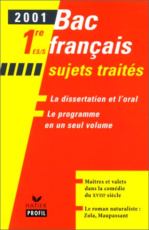 Bac français, 1re ES-S