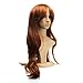 AISHN Wavy Wigs,27.5inch(70cm) Colorful Long Curly Wig with Wig Cap for Cosplay,Party