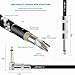 MIMIDI Guitar Amp Cord 10 ft 1/4 Inch Straight to Right Angle Instrument Guitar Cable for Amplifier, Electric Guitar/Bass/Amplifier/Keyboard/Pro Audio (Black)