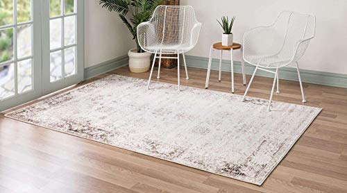 Unique Loom Sofia Collection Area Rug - Casino (7' 10" x 11' Rectangle, Beige/ Tan) - Image 3