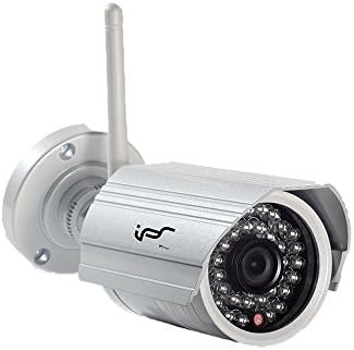 IPSmart Surveillance Bullet WIFI IP Camera Wireless Outdoor IP66 Waterproof HD 720P 1.0 Megapixel H.264 ONVIF with Long Distance Night Vision (8GB included)