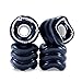 Fathom by Shark Wheel 60MM Reef 4-Piece Innovative Skateboard Wheel Set, Black