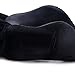 Kingta U Shape Portable Memory Foam Travel Pillow,Ergonomic and Washable Cover,Best for Camping,Studying,Traveling and Working (Black)