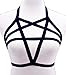 Efashionmx Womens Pentagram Harness Bra Body Cage (Thin) Black